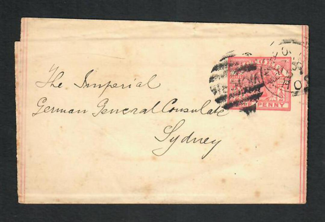 VICTORIA 1901 Wrapper addressed to the German Consulate in Sydney. - 32235 - PostalHist image 0