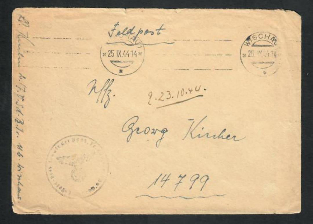 GERMANY 1944 Feldpost. Censor cachet. - 32337 - PostalHist image 0