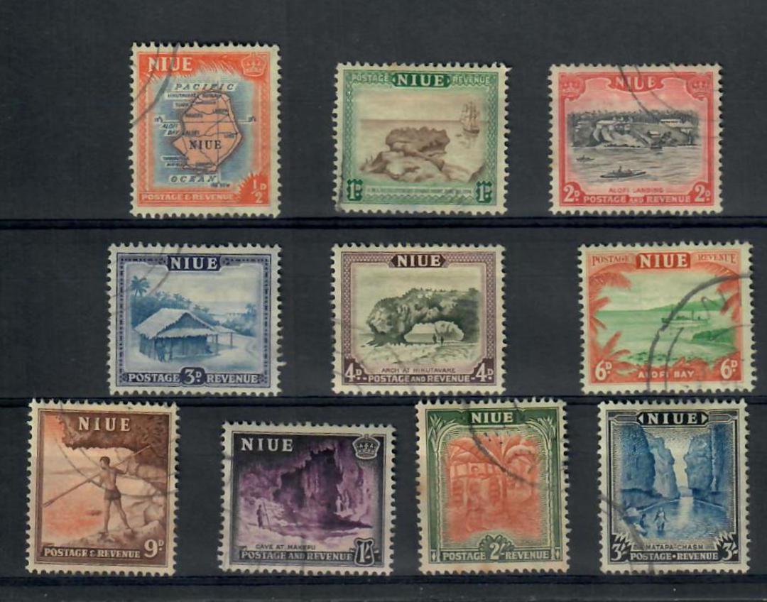 NIUE 1950 Definitives. Set of 10. - 20513 - FU image 0