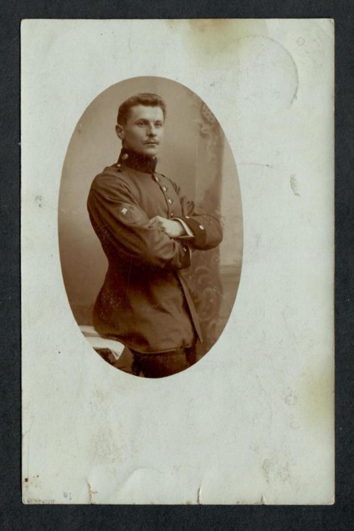 Real Photograph of German Soldier. - 40200 - Postcard image 0