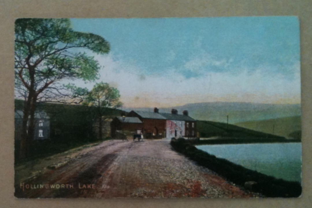 Coloured postcard of Hollingworth Lake. - 242553 - Postcard image 0