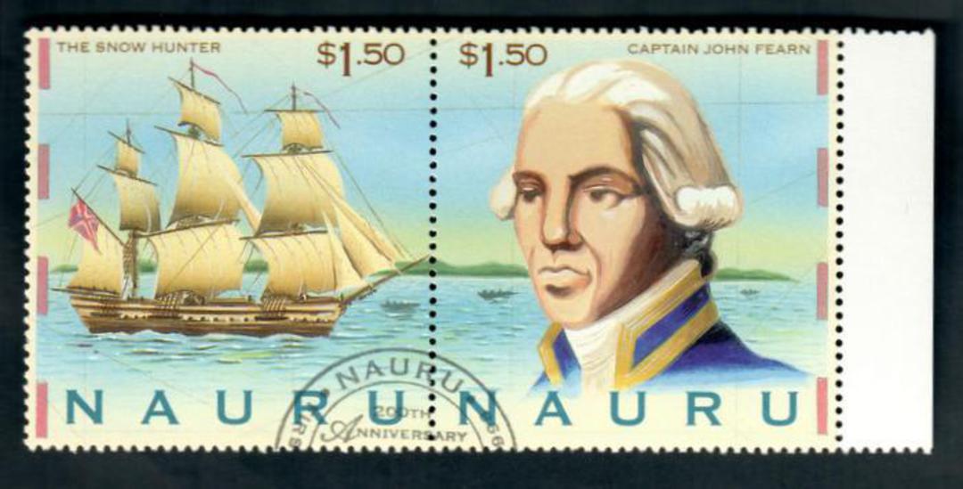 NAURU 1998 Bicentenary of the First Contact with the Outside World. Joined Pair. - 50181 - VFU image 0
