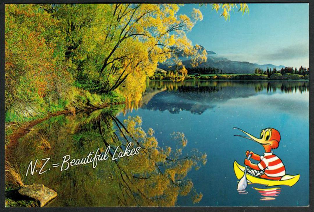 NEW ZEALAND Beautiful Lakes Modern Coloured Postcard. - 499906 - ii image 0