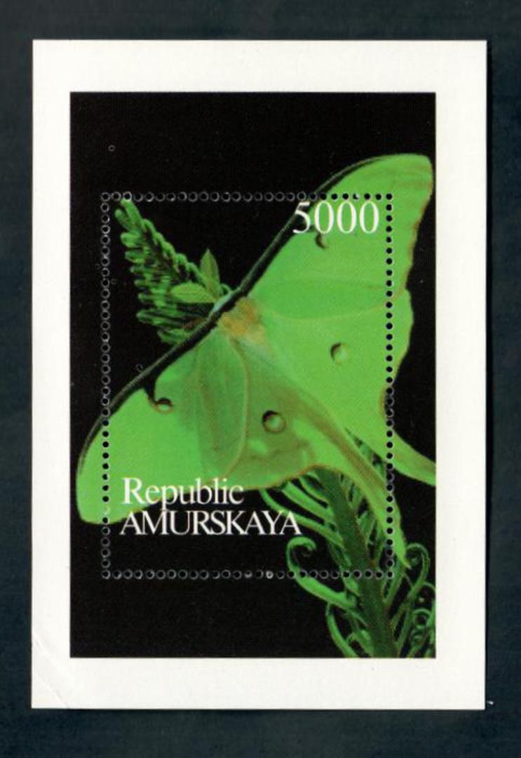 AMURKAYA 1996 Butterflies. Miniature sheet. - 50158 - UHM image 0