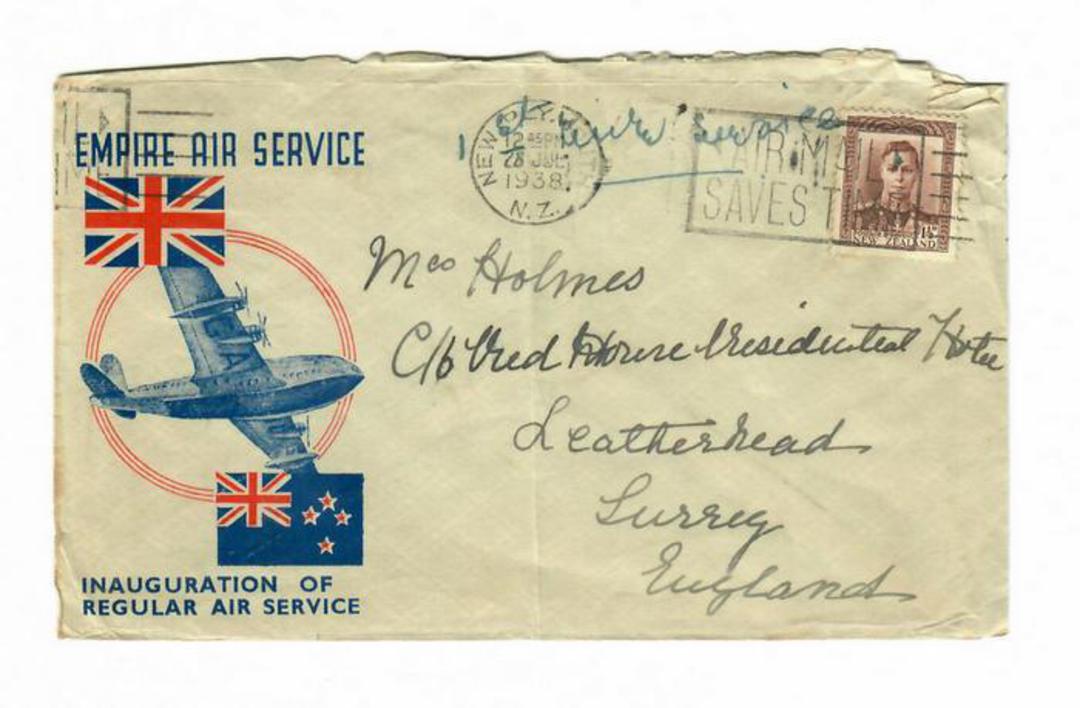 TONGA 1937 Tin Can Canoe Mail Island cover. All the usual markings. - 31052 - PostalHist image 0