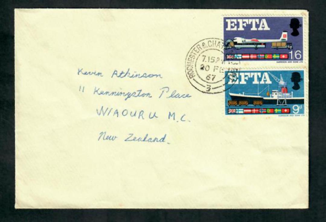 GREAT BRITAIN 1967 Efta. Set of 2 on first day cover. - 31761 - FDC image 0