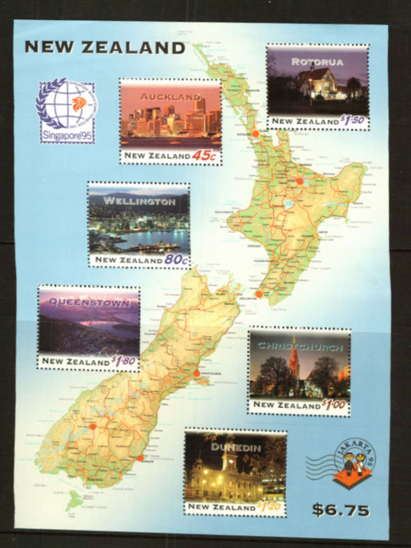 NEW ZEALAND 1997 Pacific '97 International Stamp Exhibition. Set of 2 miniature sheets. - 14051 - UHM image 0