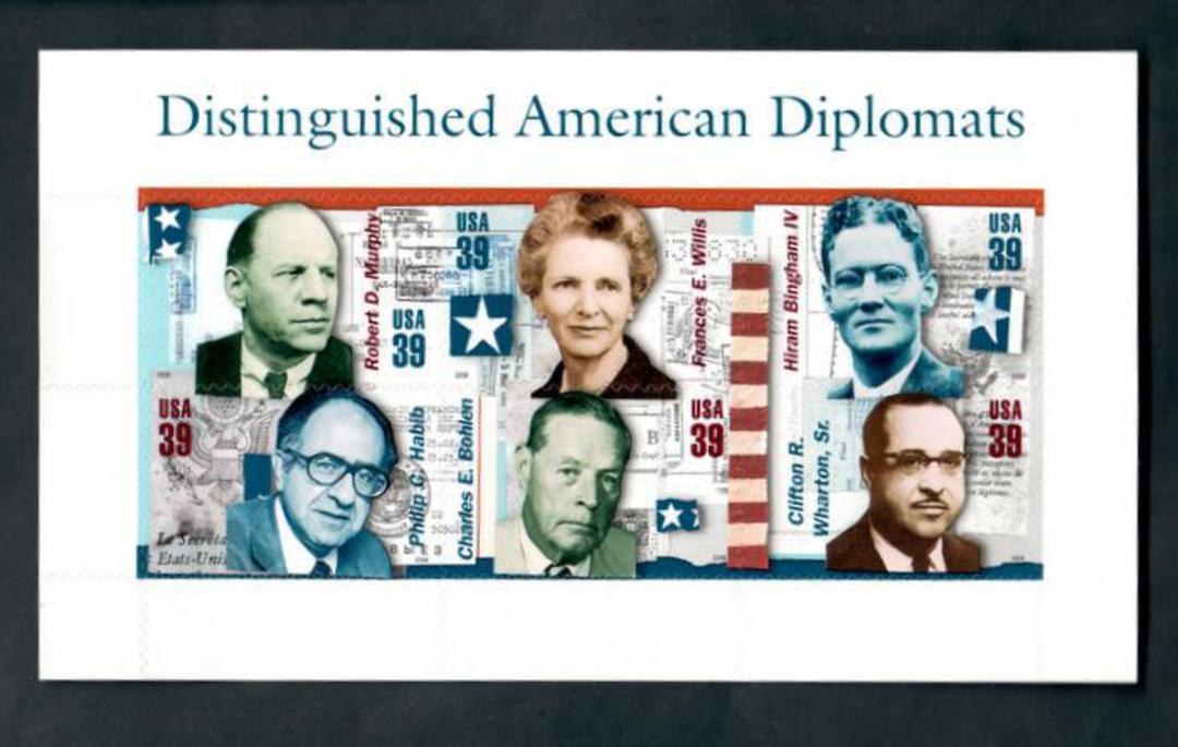 USA 2006 Diplomats. Self Adhesive. Miniature sheet. - 58112 - UHM image 0