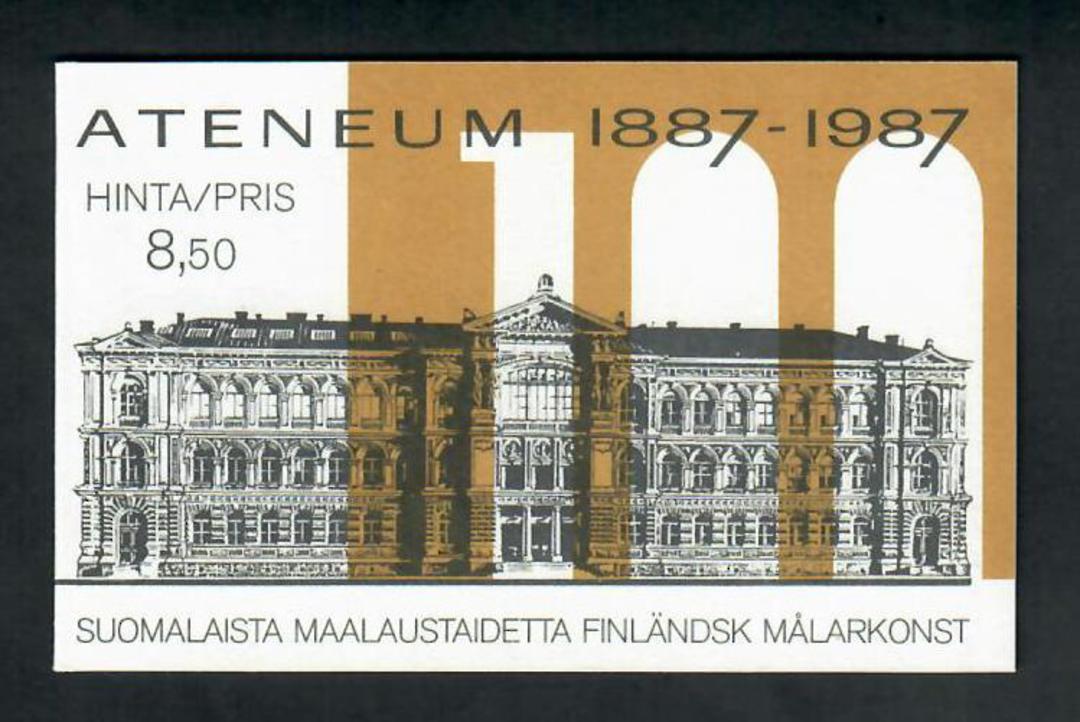 FINLAND 1987  Centenary of the Ateneum Art Museum. Stamp Booklet. - 20562 - Booklet image 0