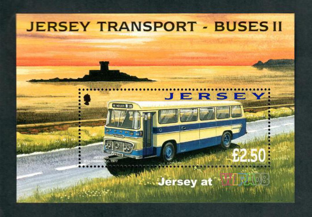 JERSEY 2008 Jersey at IBRA International Stamp Exhibition. Miniature sheet. - 52366 - UHM image 0