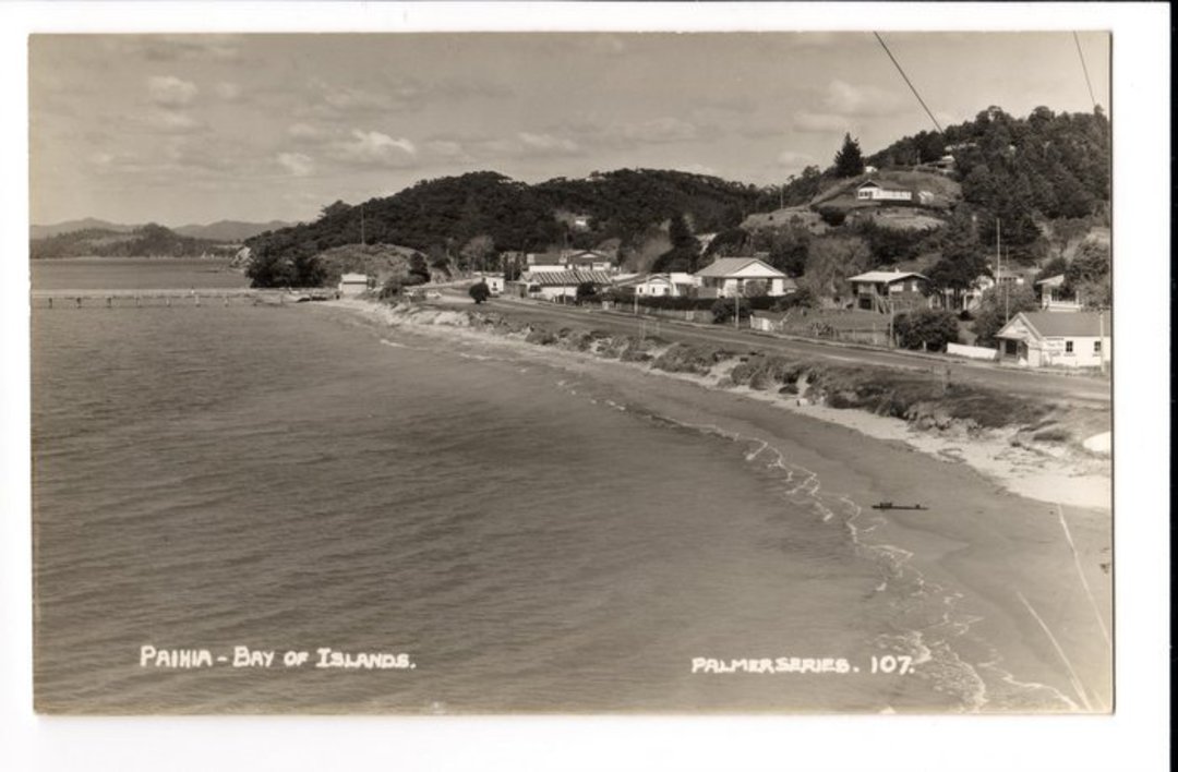 Real Photograph by T G Palmer & Son of Paihia Bay of Islands. - 44916 - image 0