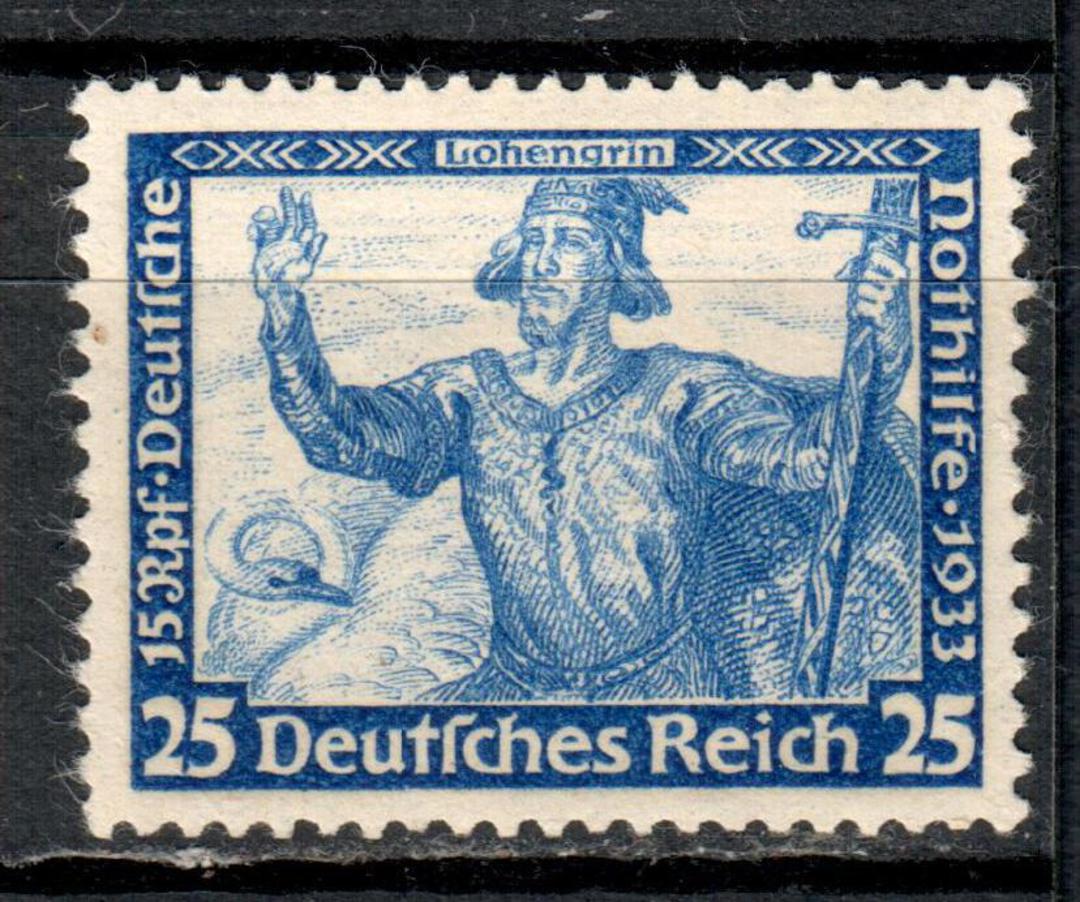GERMANY 1933 Welfare Fund 25pf+15pf Ultramarine. - 72107 - UHM image 0