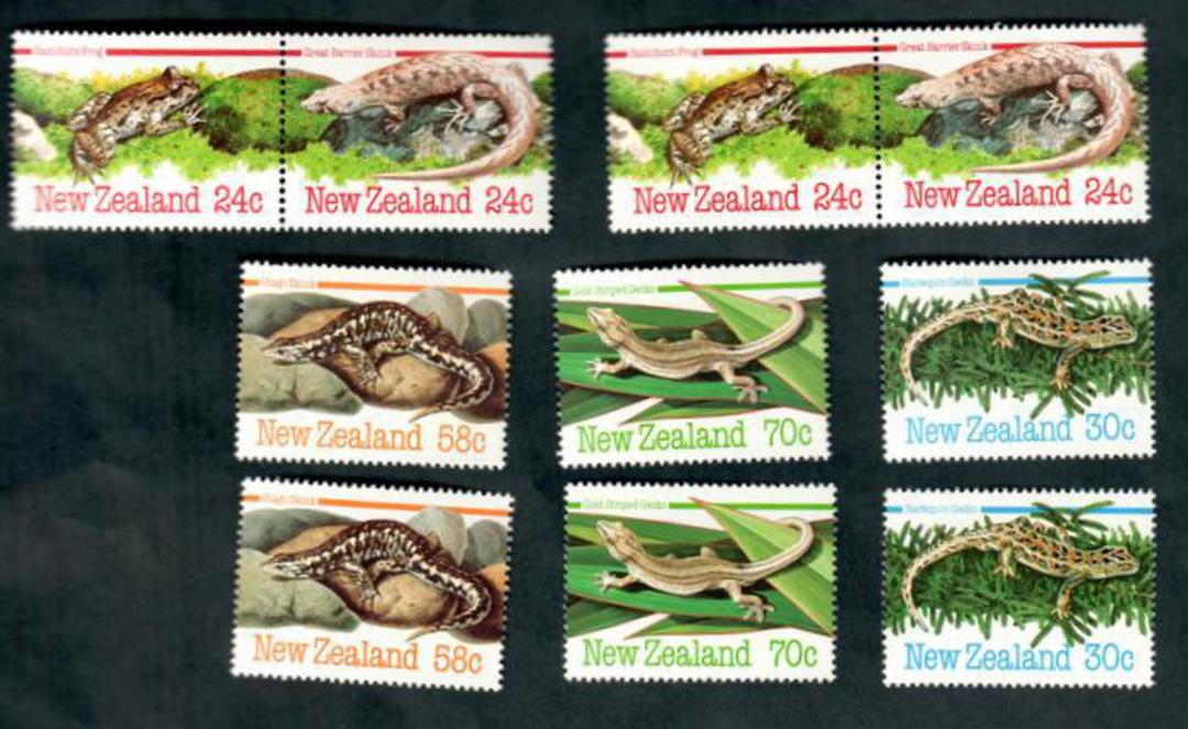 NEW ZEALAND 1984 Endangered Wildlife. Set of 5. - 52127 - UHM image 0