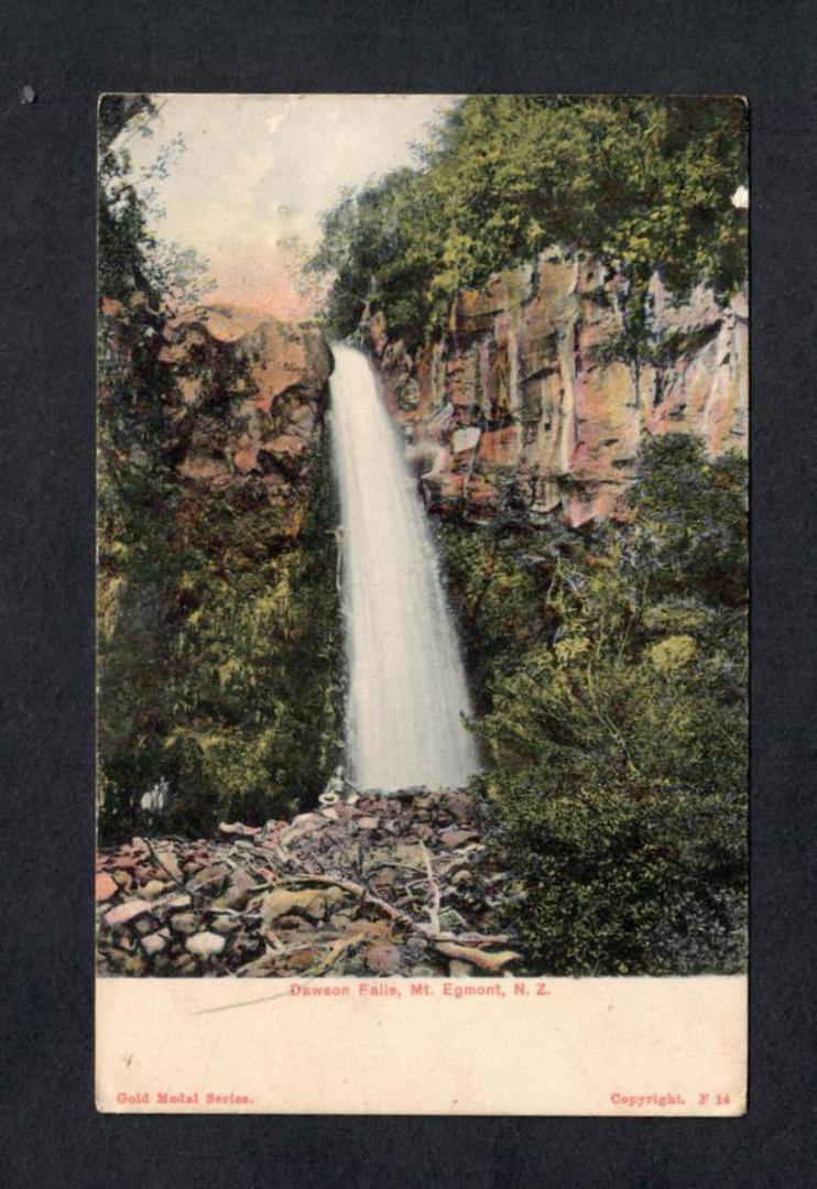 Postcard of Dawson Falls Mt Egmont. - 46945 - Postcard image 0