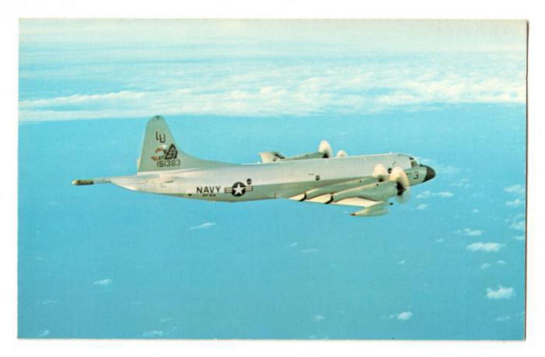 Coloured postcard of Lockheed P-3 Orion. - 40934 - Postcard image 0