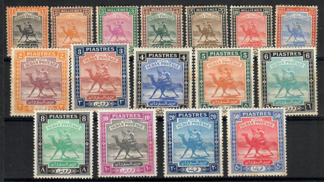 SUDAN 1948 Definitives. Set of 16. - 22457 - LHM image 0