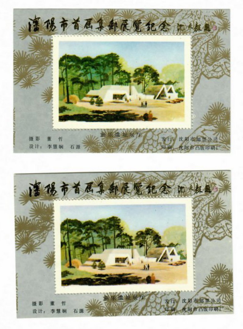 CHINA. 1984 Cinderella Painting of a Tourist Lodge ??? Miniature Sheet. - 50738 - UHM image 0