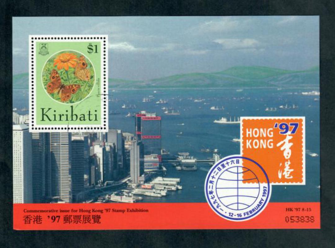 KIRIBATI 1997 Hong Kong  '97 International Stamp Exhibition. Miniature sheet. - 50616 - VFU image 0