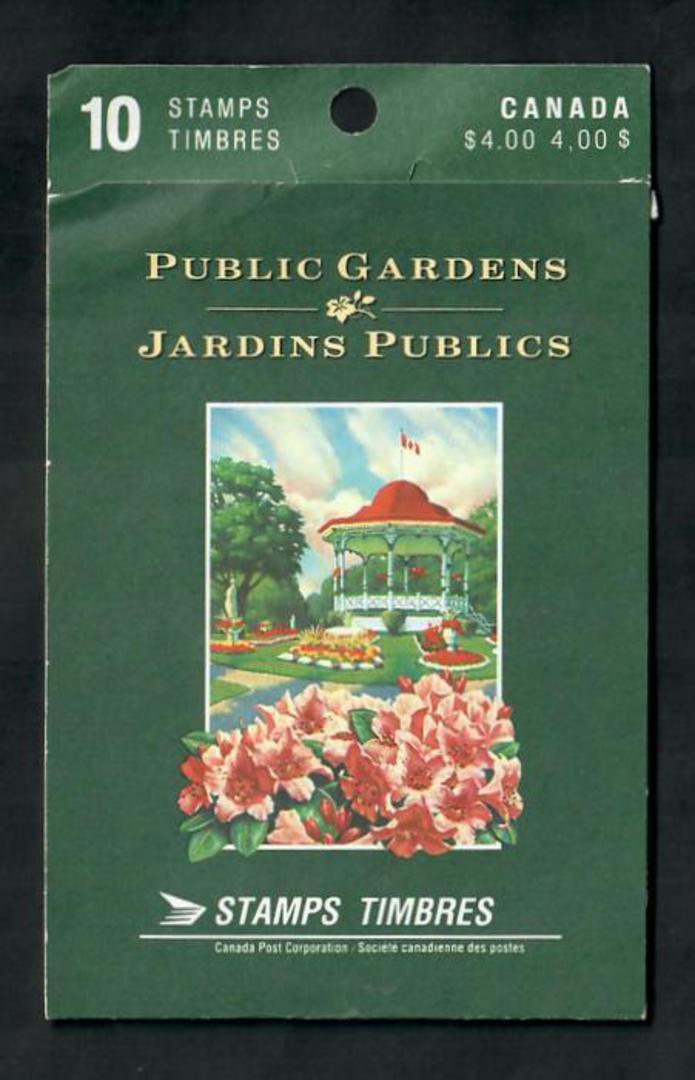 CANADA 1991 Public Gardens. Booklet pane. - 50963 - UHM image 0