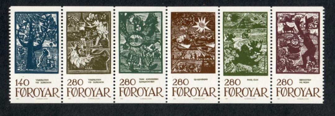 FAROE ISLANDS 1984 Fairy Tales. Booklet pane. - 53282 - UHM image 0