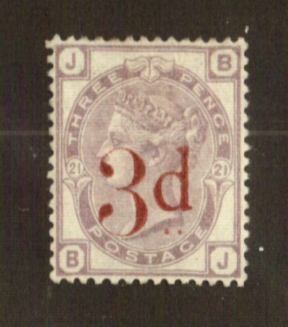 GREAT BRITAIN 1880 Victoria 1st Definitive 3d on 3d Lilac. - 74469 - Mint image 0