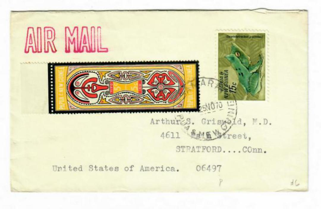 PAPUA NEW GUINEA 1970 Airmail Letter to USA. - 32124 - PostalHist image 0