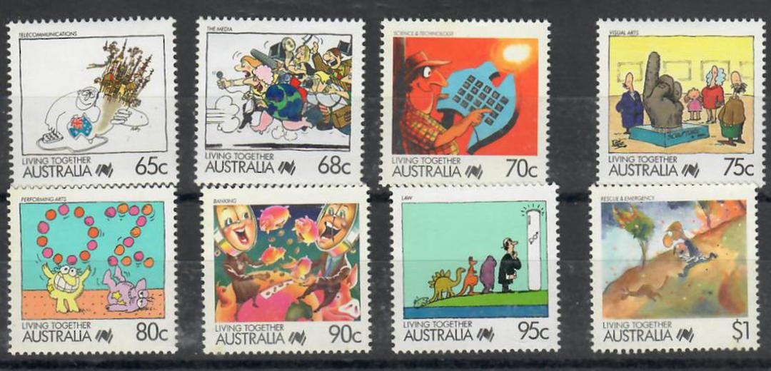AUSTRALIA 1988 Living Together. Set of 27. - 25801 - UHM image 1