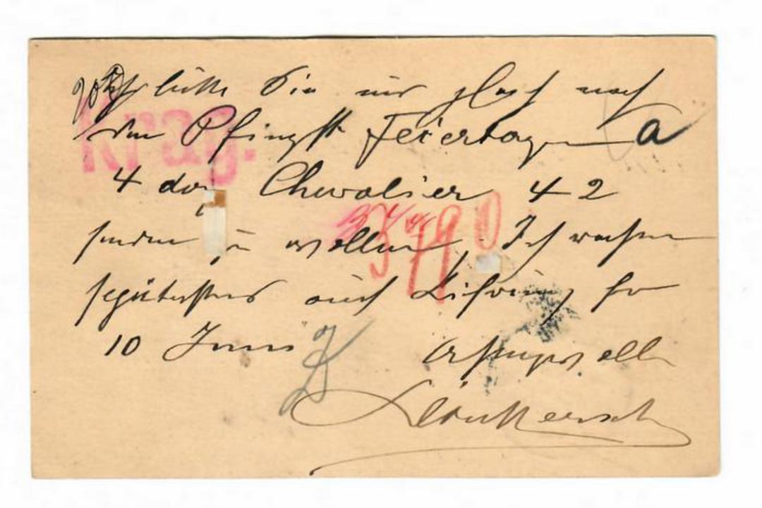 LUXEMBOURG 1895 Postcard to Berlin. - 30418 - PostalHist image 0