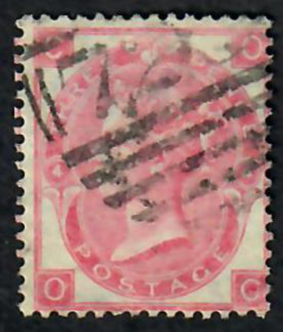 GREAT BRITAIN 1865 Definitive 3d Rose. Appears to be a watermark variety with no part of the watermark at the bottom of the stam image 0