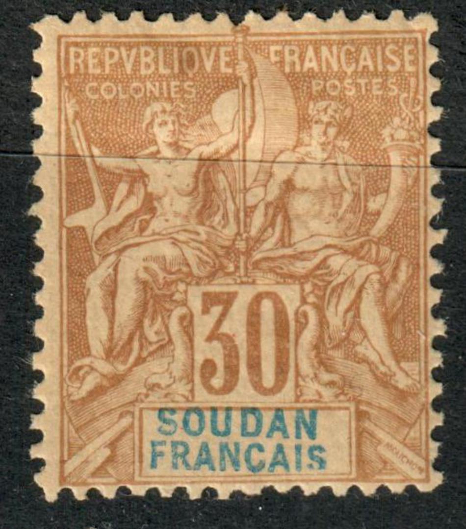 FRENCH SUDAN 1894 Definitive 30c Cinnamon on drab. - 76500 - Mint image 0