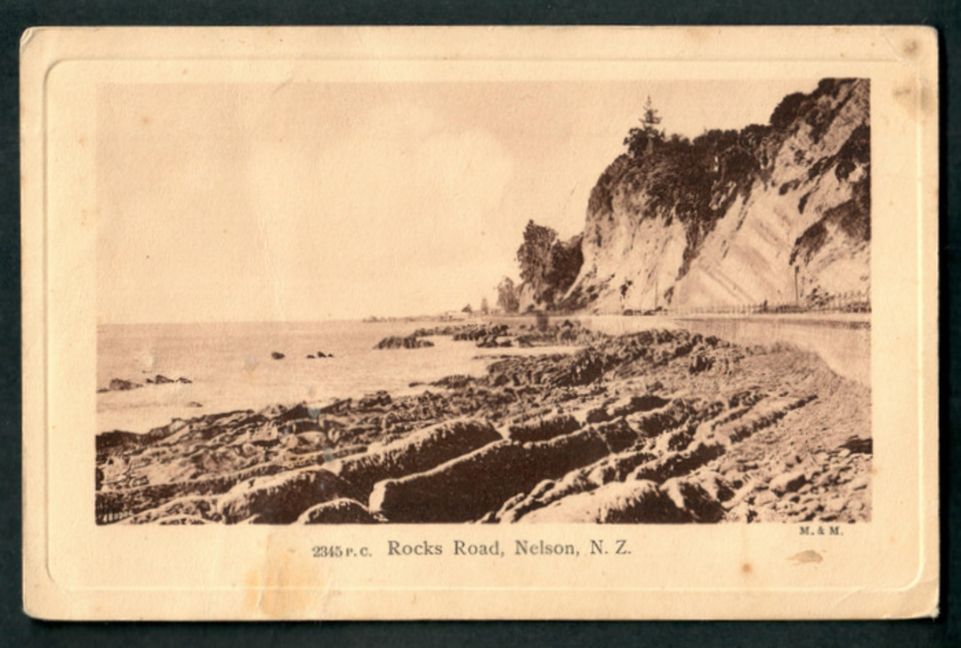Postcard by Muir & Moodie of Rocks Road Nelson. - 48661 - Postcard image 0