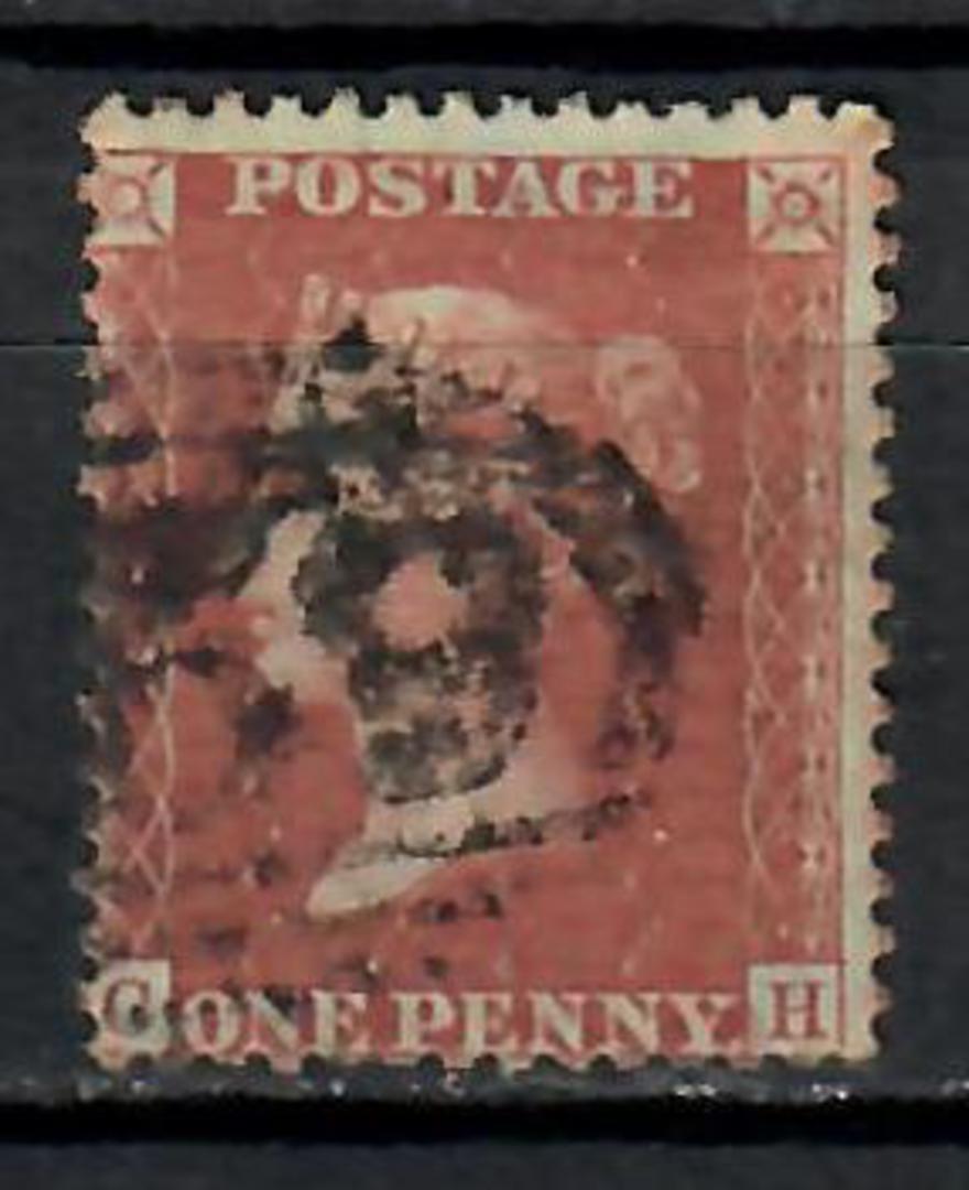 GREAT BRITAIN 1856 1d Red-Brown. Die 2. Cancel 59 across face. - 74460 - Used image 0