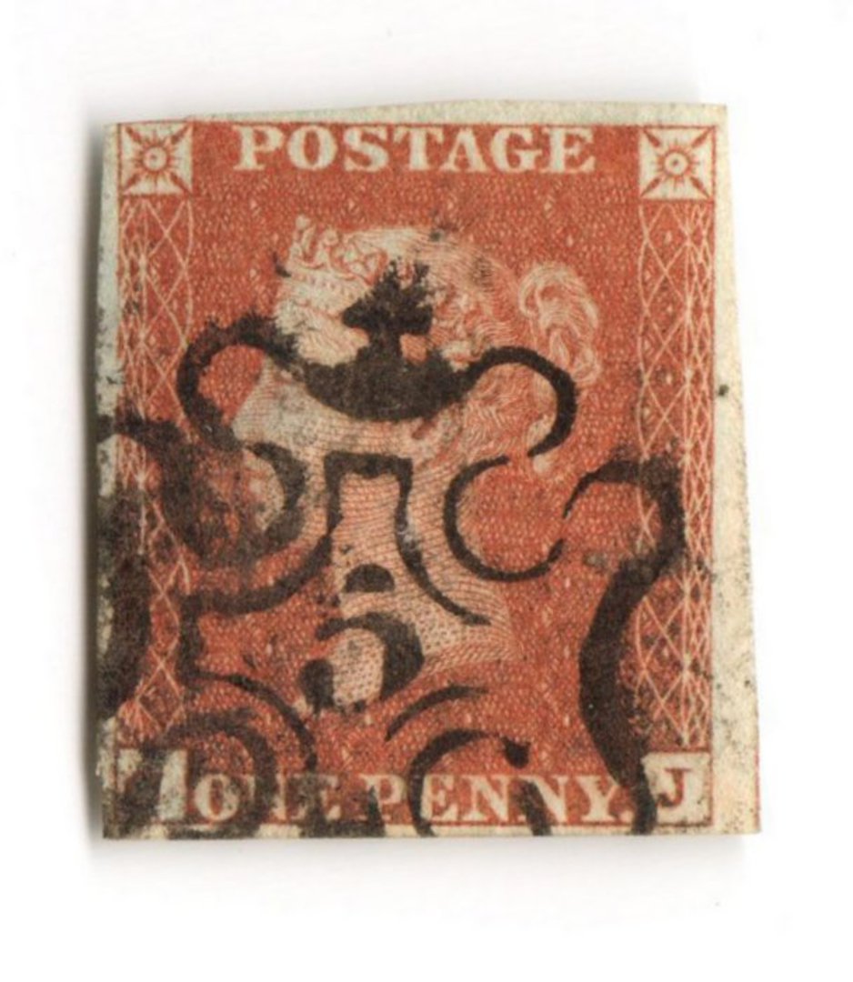 GREAT BRITAIN 1841 1d Red Maltese Obliterator. Number 5. - 70230 - FU image 0