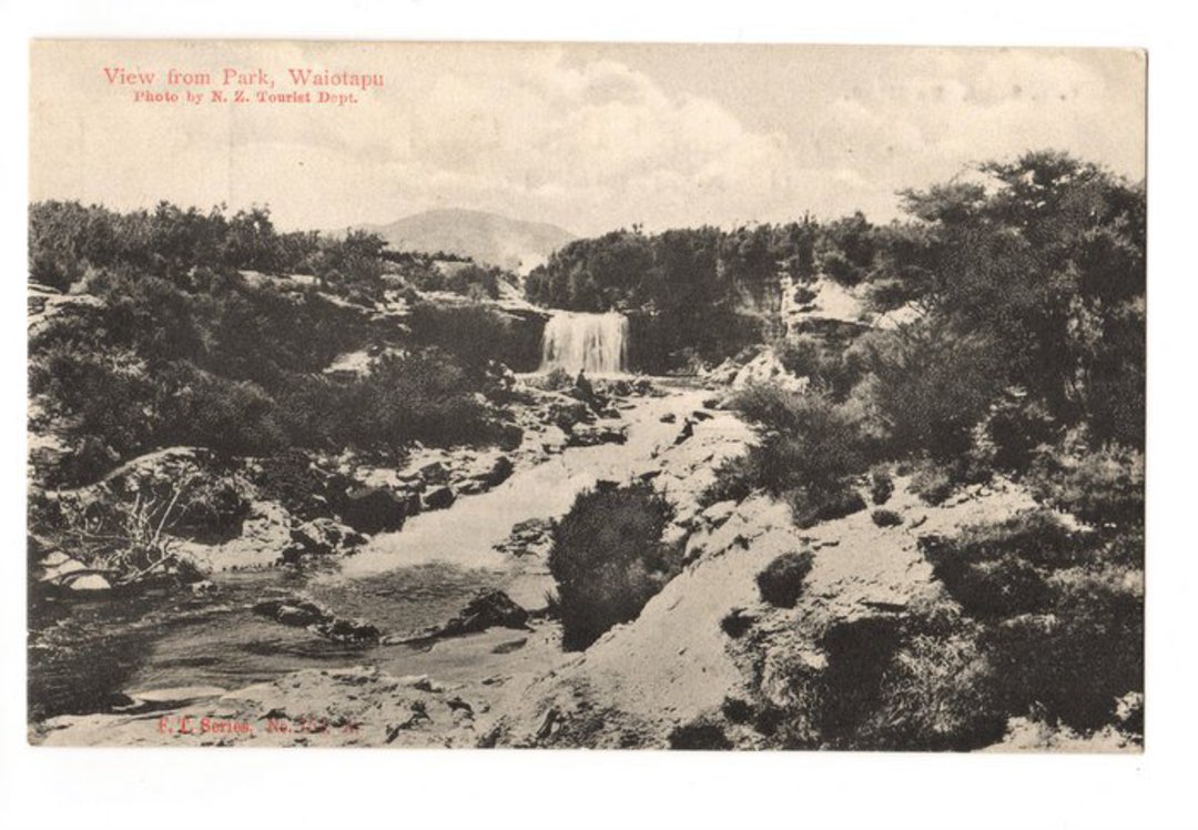 Postcard of the View from the Park Waiotapu. - 46197 - Postcard image 0