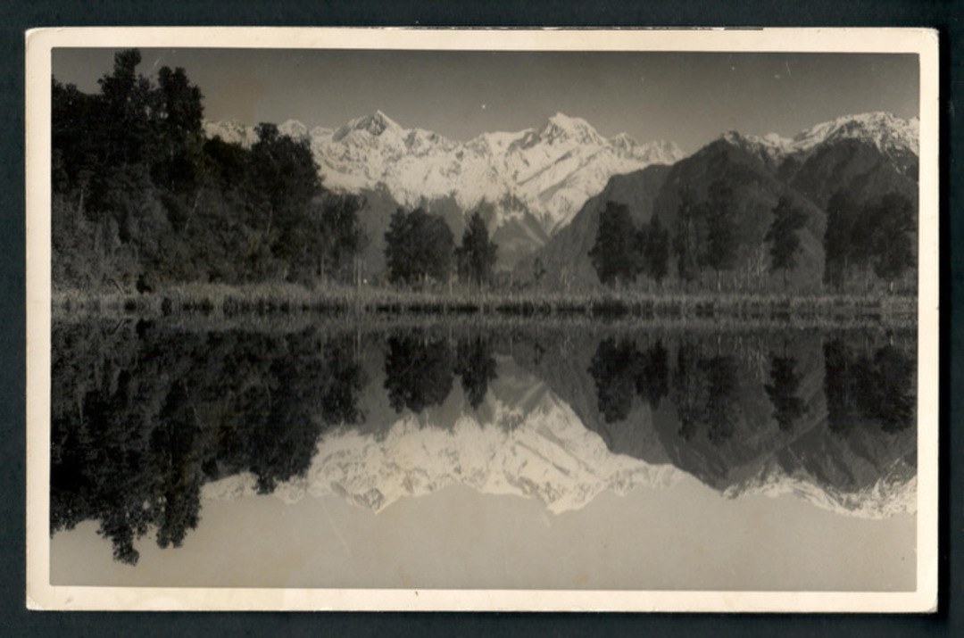 Real Photograph of Lake Matheson. - 48764 - Postcard image 0