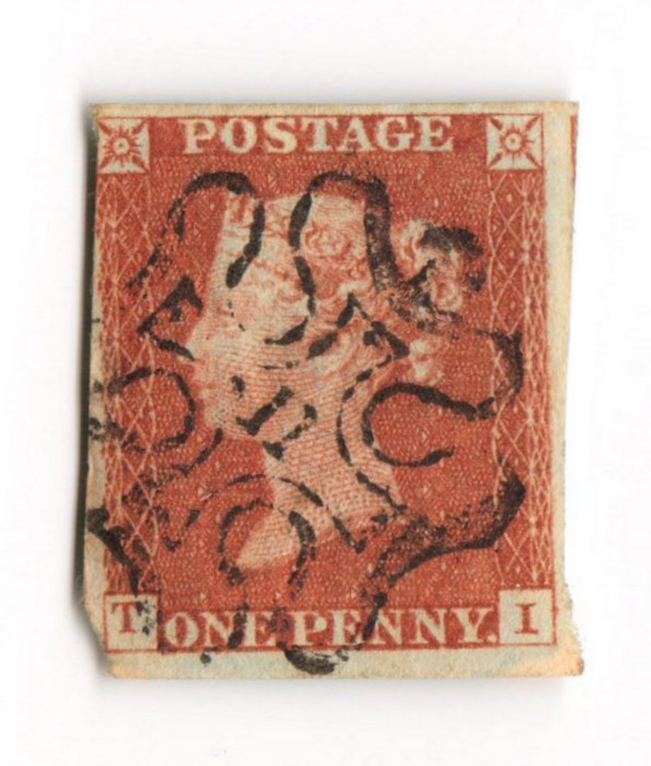 GREAT BRITAIN 1841 1d Red Maltese Obliterator. Number 11. - 70236 - FU image 0
