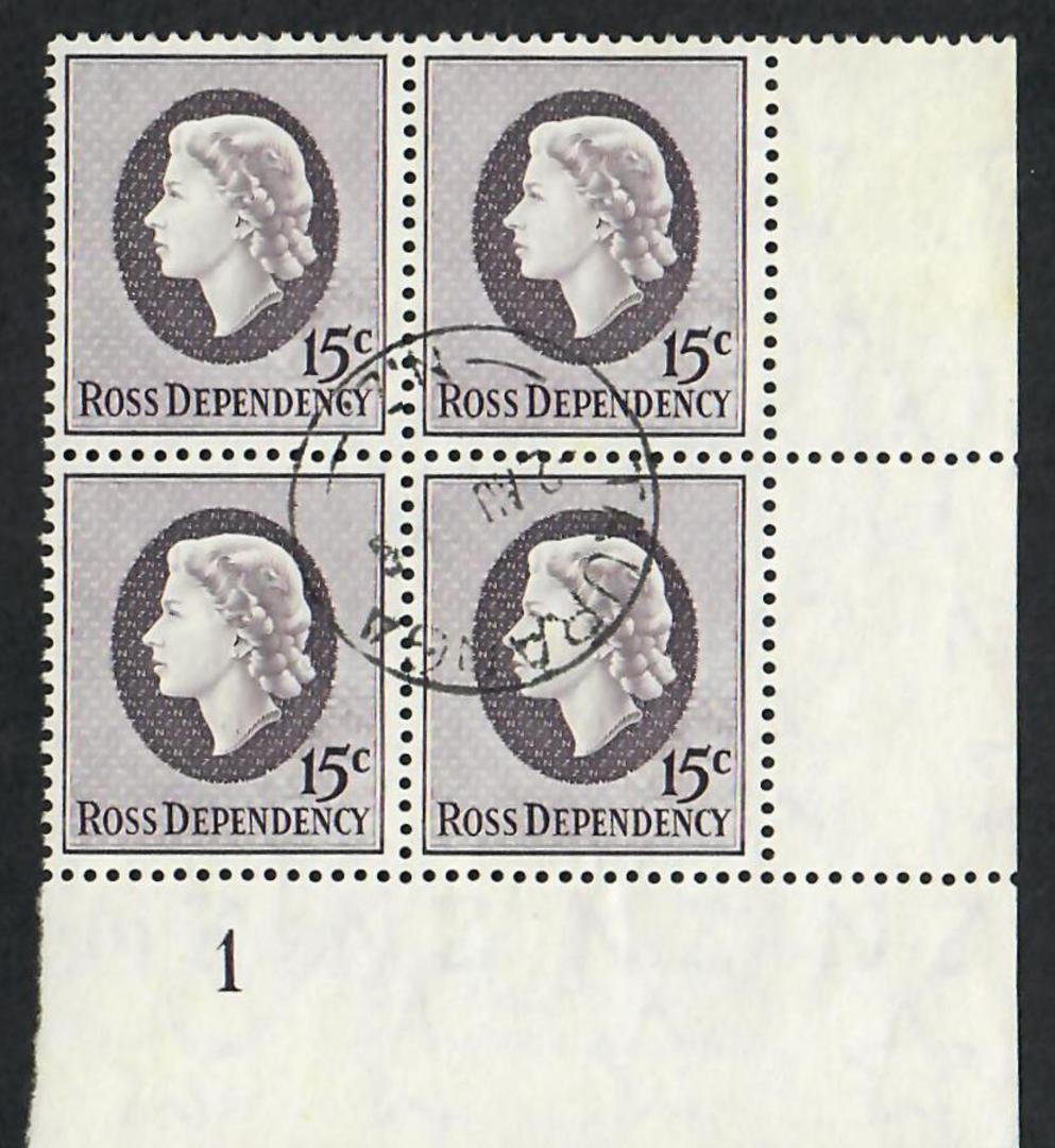 ROSS DEPENDENCY 1967 Decimal Definitives. Set of 4 in Plate Blocks. - 21853 - VFU image 3
