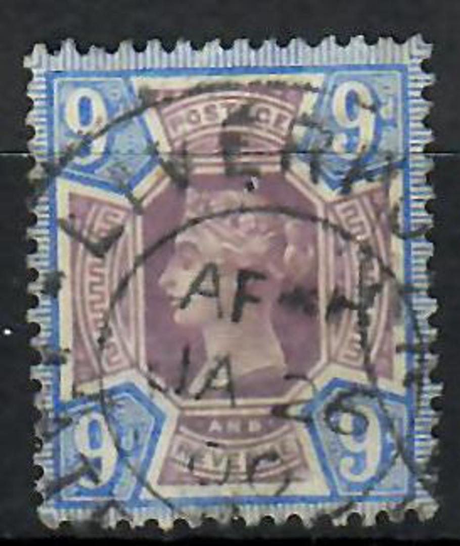 GREAT BRITAIN 1887 Victoria 1st Definitive 9d Dull Purple & Blue. Good perfs and fresh colour. Nice circular cancel LIVERPâ€¦.. image 0