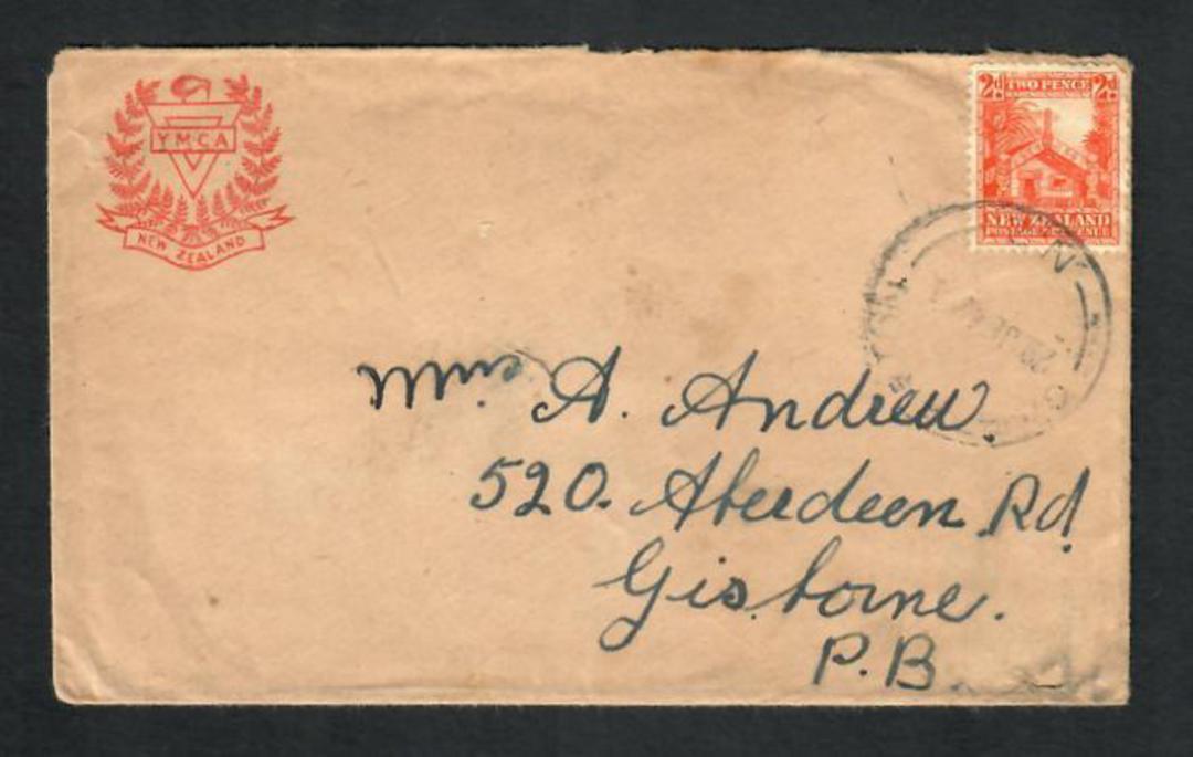 NEW ZEALAND 1947 Internal Letter on YMCA envelope. Tired. - 32341 - PostalHist image 0