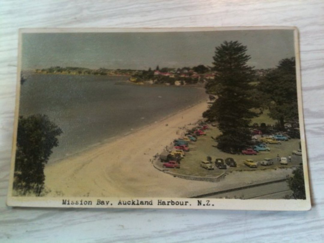 Coloured postcard of Mission Bay. Shows the original price, 9'. - 45212 - Postcard image 0