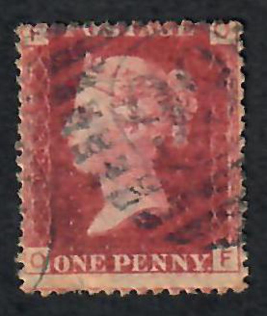 GREAT BRITAIN 1858 1d Red. Plate 151. Letters FOOF. - 70151 - Used image 0