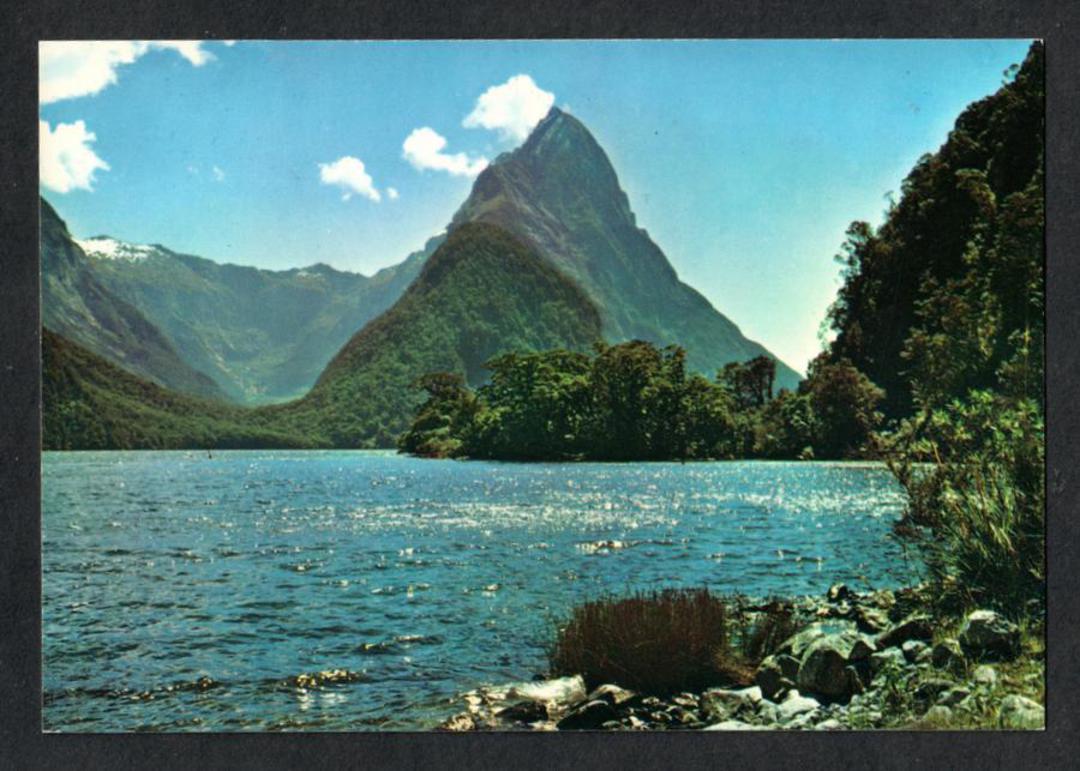 Modern Coloured Postcard by Gladys Goodall of Mitre Peak Milford Sound. - 444419 - Postcard image 0