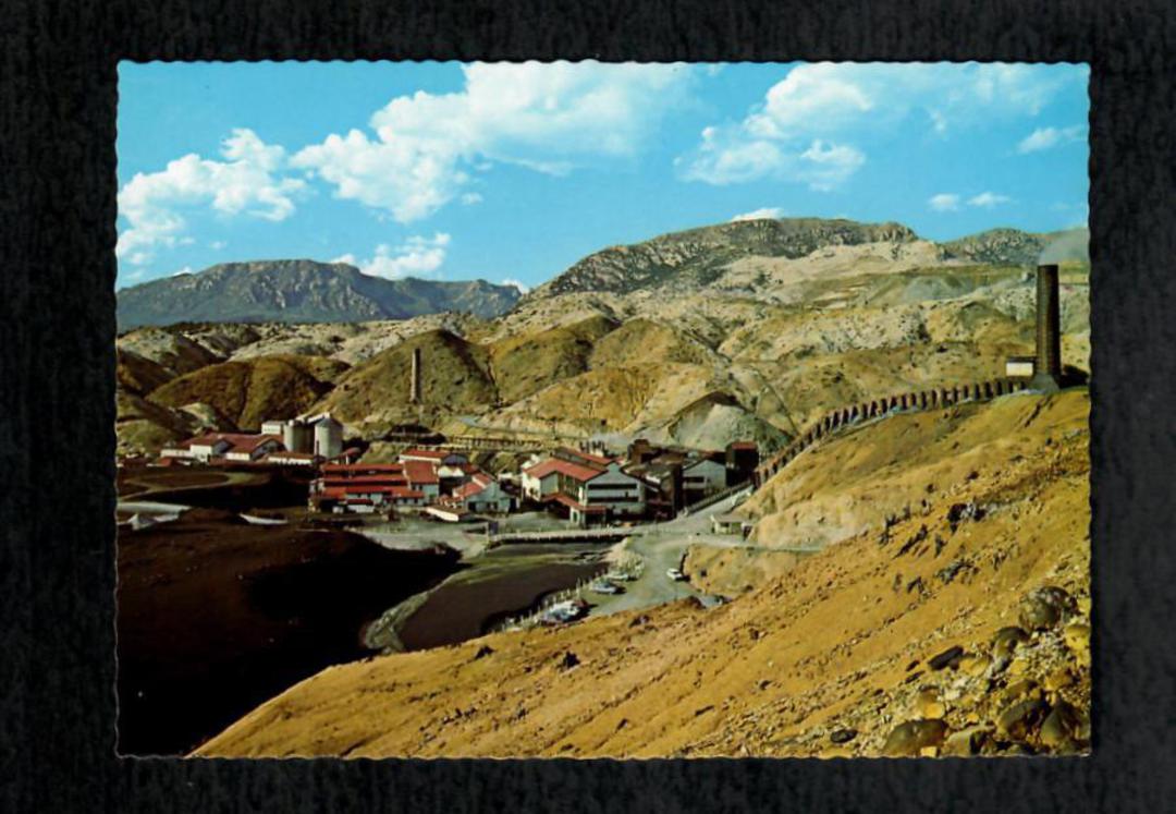 TASMANIA Modern Coloured Postcard of Mt Lyell Copper Mine. - 444962 - Postcard image 0
