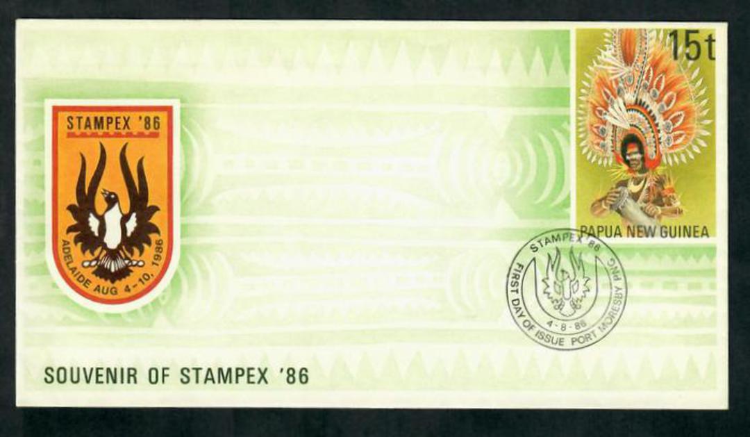 PAPUA NEW GUINEA 1986 Stampex  '86 Special Postmark on Postal Stationery. - 30597 - PostalStaty image 0