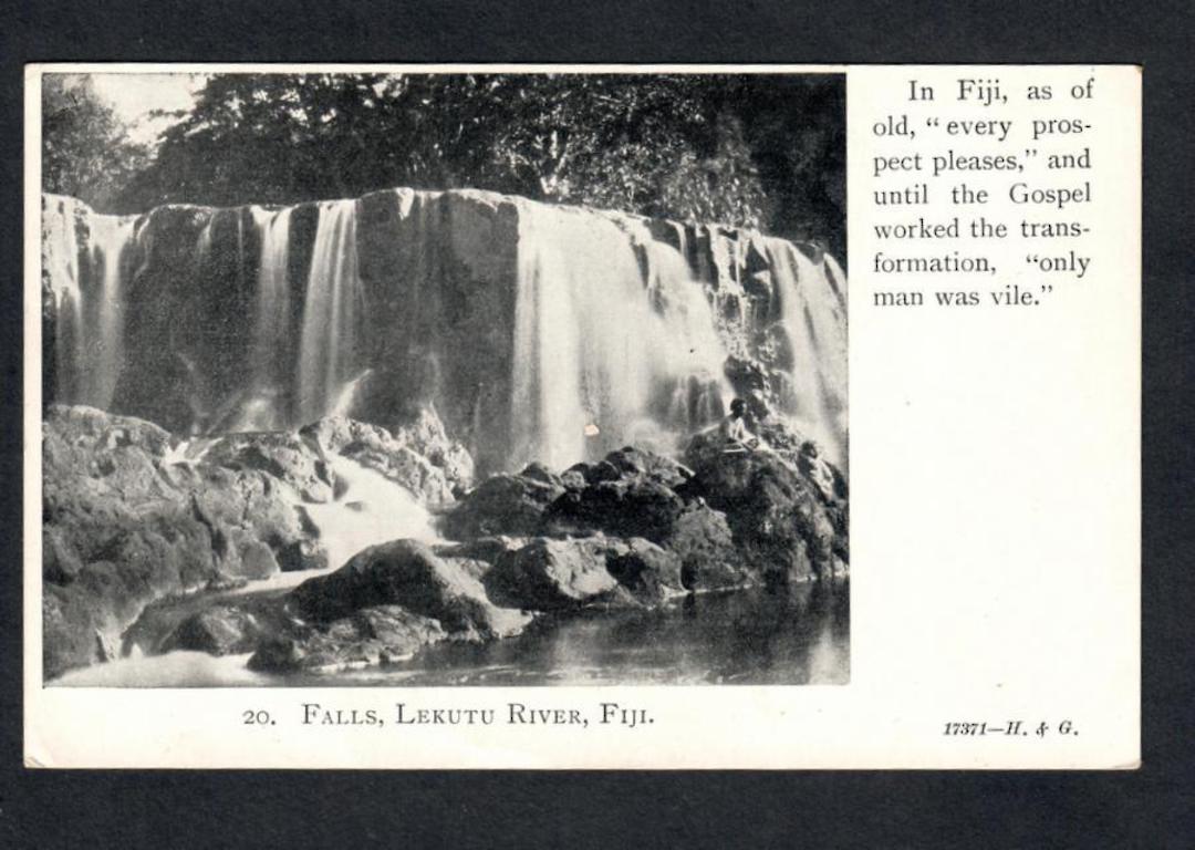 FIJI Postcard of Falls Lekutu River. - 243846 - Postcard image 0