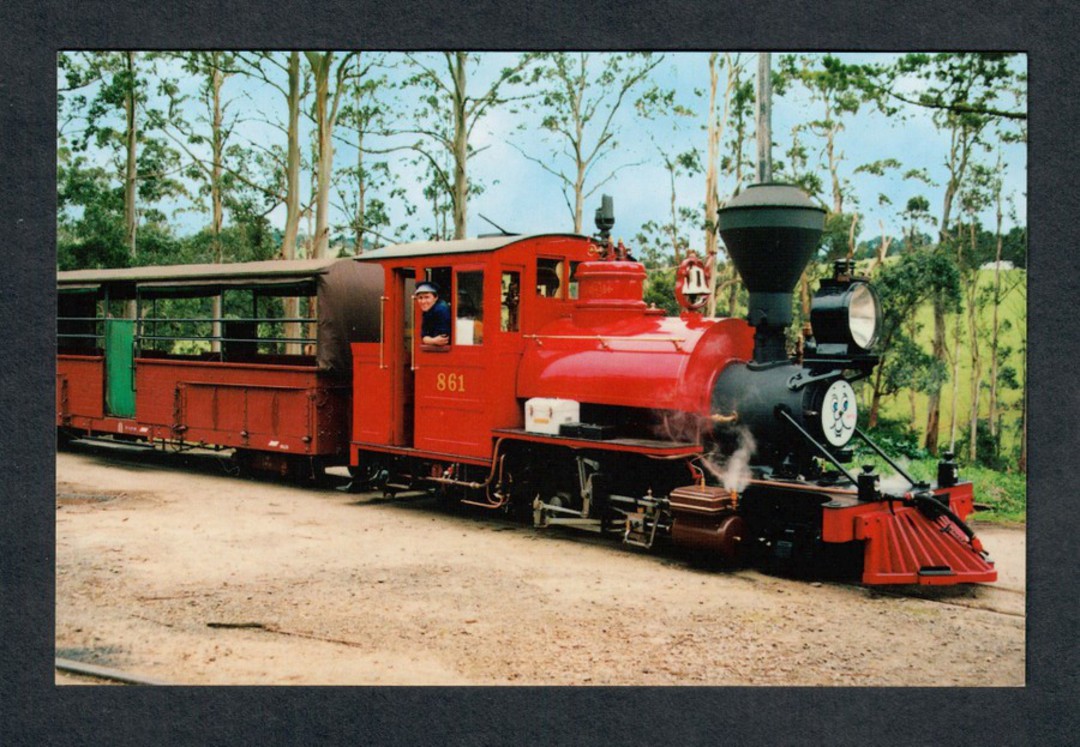 AUSTRALIA Modern Coloured Postcard of Locomotive 861 John Benn. - 40543 - Postcard image 0