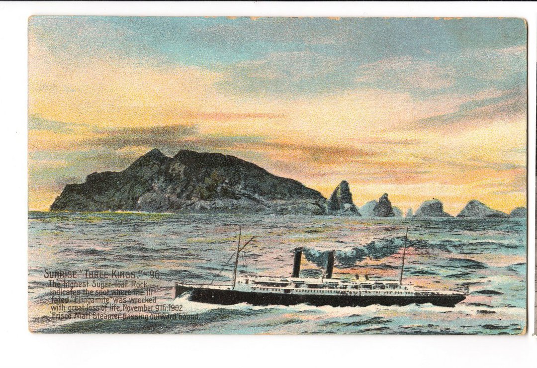 Painted Coloured postcard of Three Kings in 1896. - 44802 - Postcard image 0