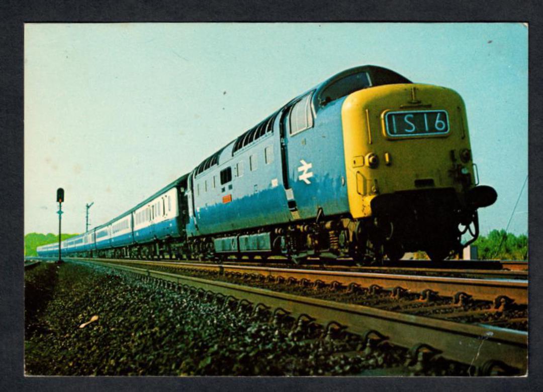 GREAT BRITAIN Modern Coloured Postcard of English Electric Deltic Locomotive. - 444722 - Postcard image 0