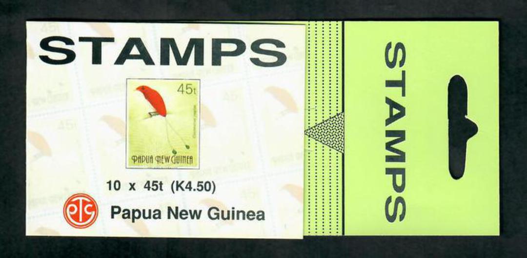 PAPUA NEW GUINEA 1993 Birds of Paradise 4k50 Booklet. - 30586 - Booklet image 0