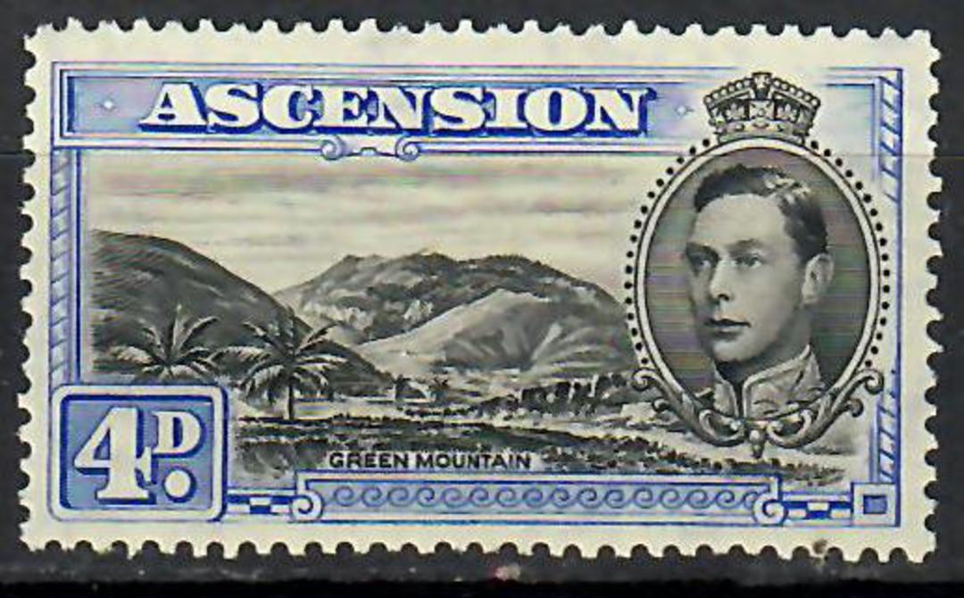 ASCENSION 1938 Geo 6th Definitive 4d Black and Ultramarine. Perf 13½. - 70684 - Mint image 0